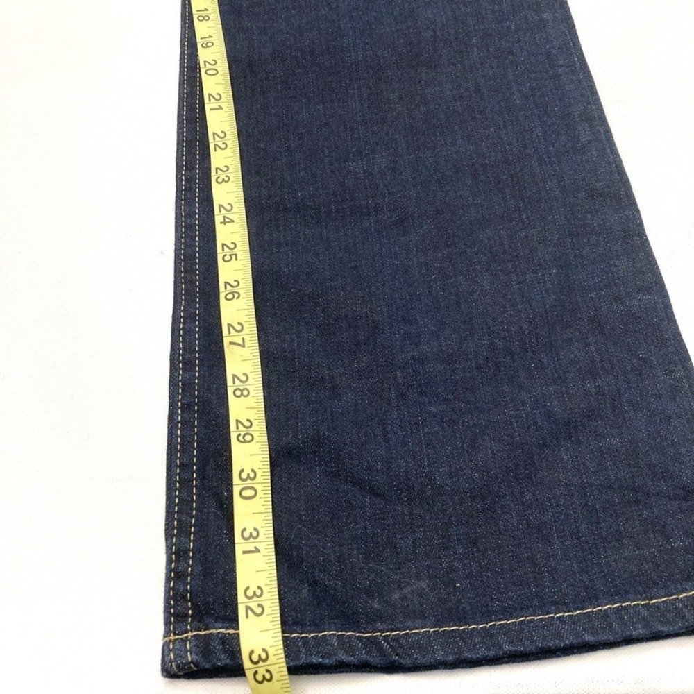 Harley Davidson Jeans Bootcut Mid-Rise Embellished Pocket Womens 14 Dk Wash NEW - Picture 15 of 16